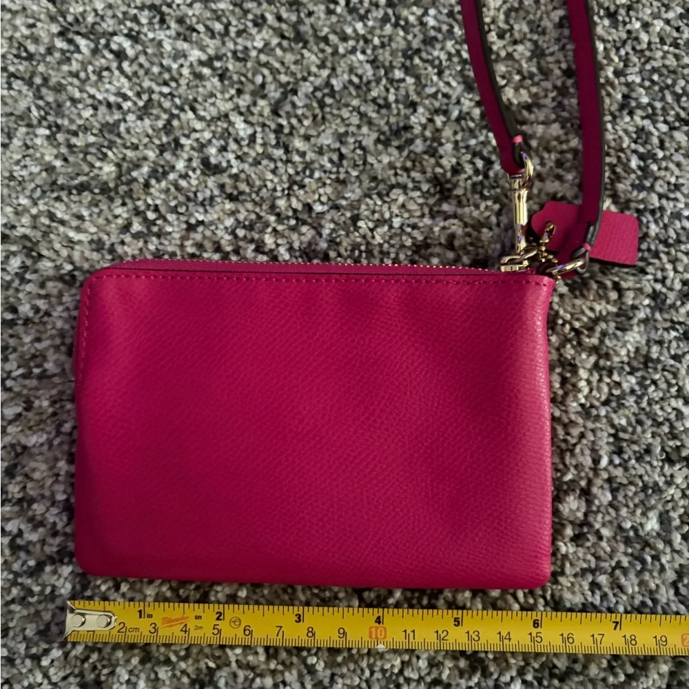 Coach Pink Wristlet Bag